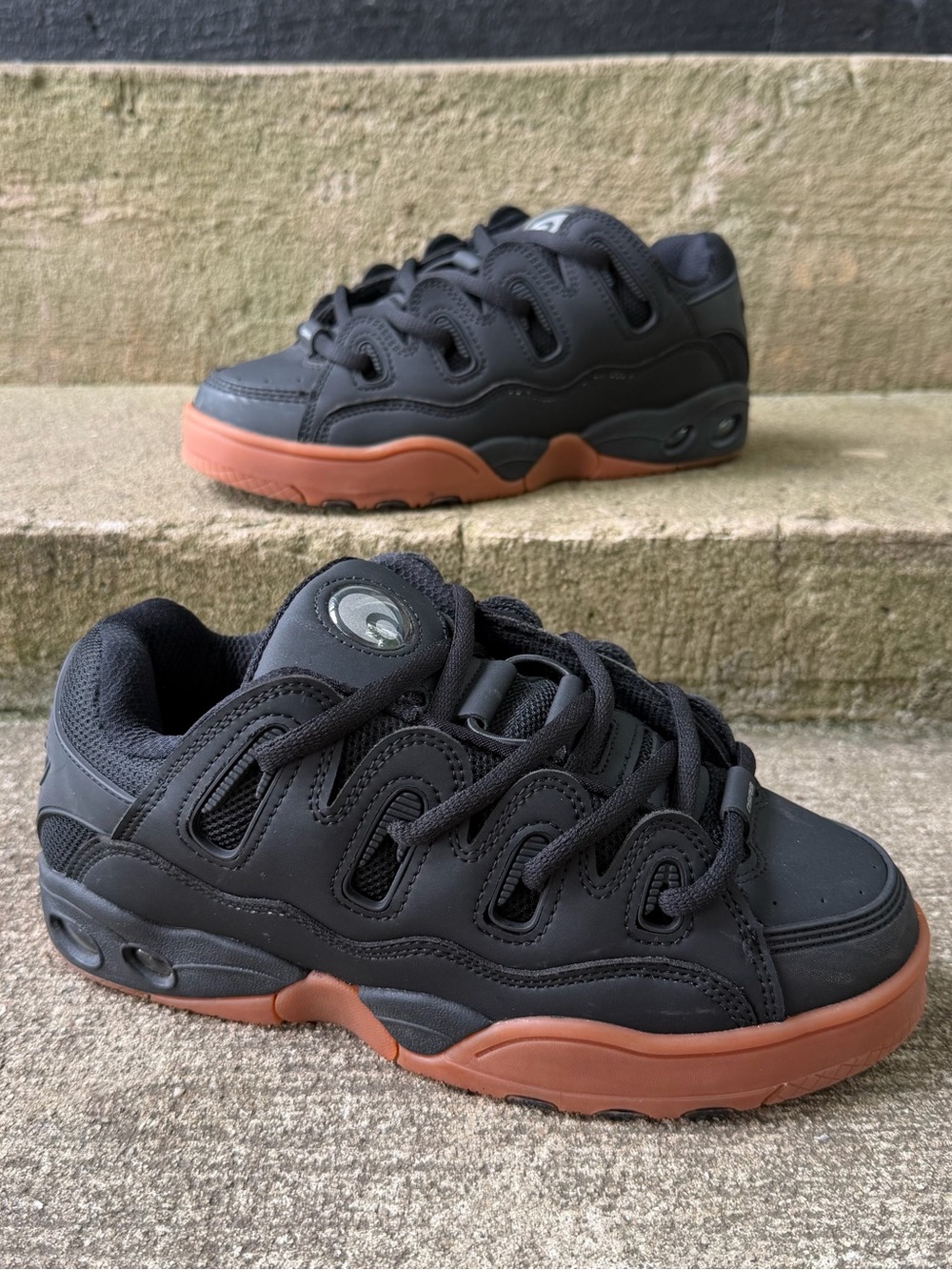 Osiris D3 OG Black/Gum Men’s Skate Shoes Size 8 1371-103 Skater Chunky Sneakers